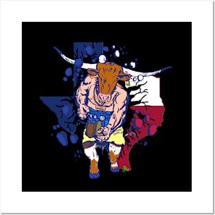 Texas Minotaur Posters and Art